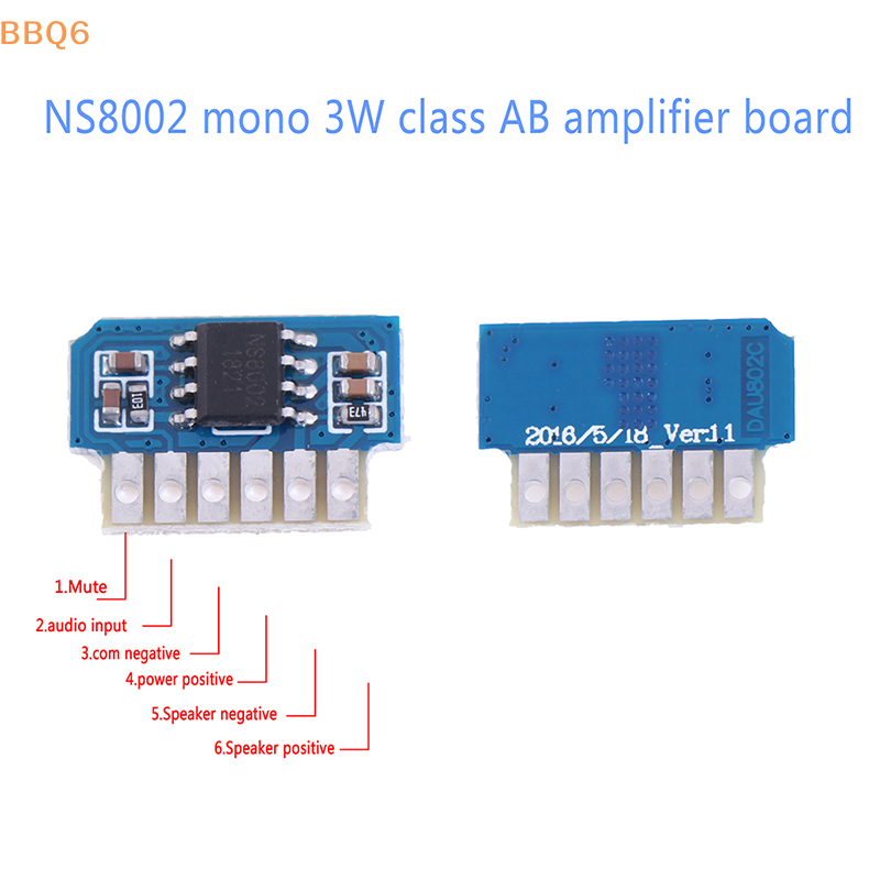 Audio Amplifier Board - *1/2/5 Piezas Placa Amplificadora Mini Mono