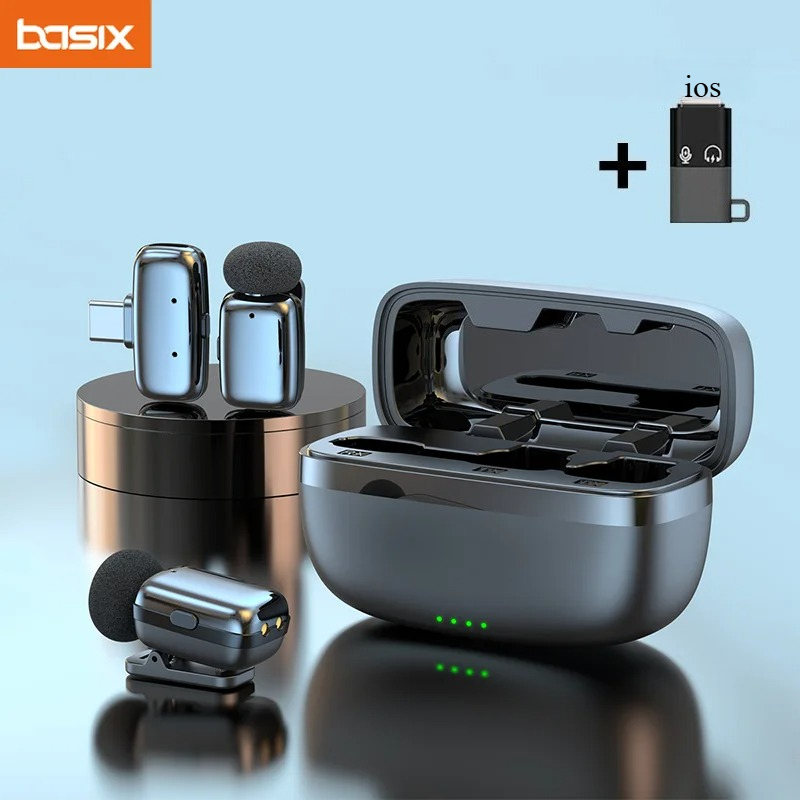 Microphone Capsule - Set de Micrófono Lavalier Inalámbrico con
