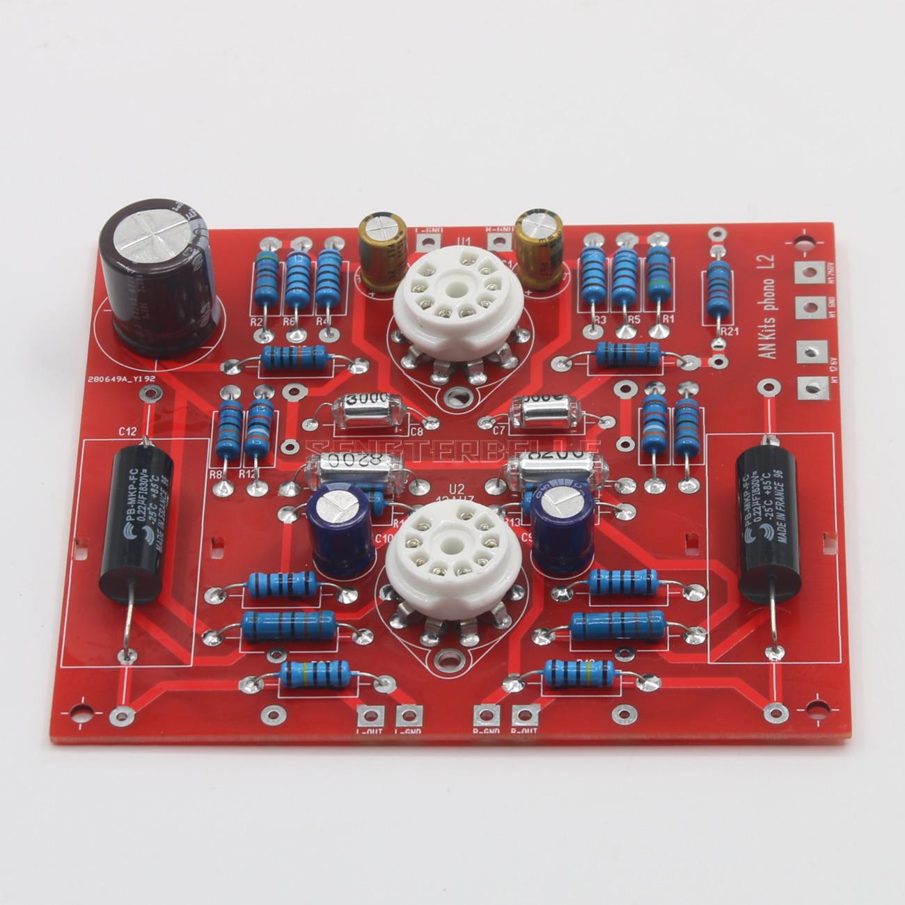 Audio Amplifier Board - A38 DIY estéreo 12AX7 + 12AU7