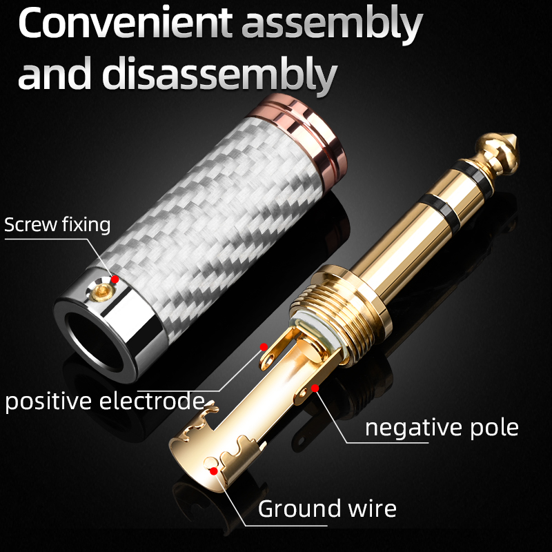 ATAUDIO 4 Uds conector estéreo - Trs Cable reseña y precio