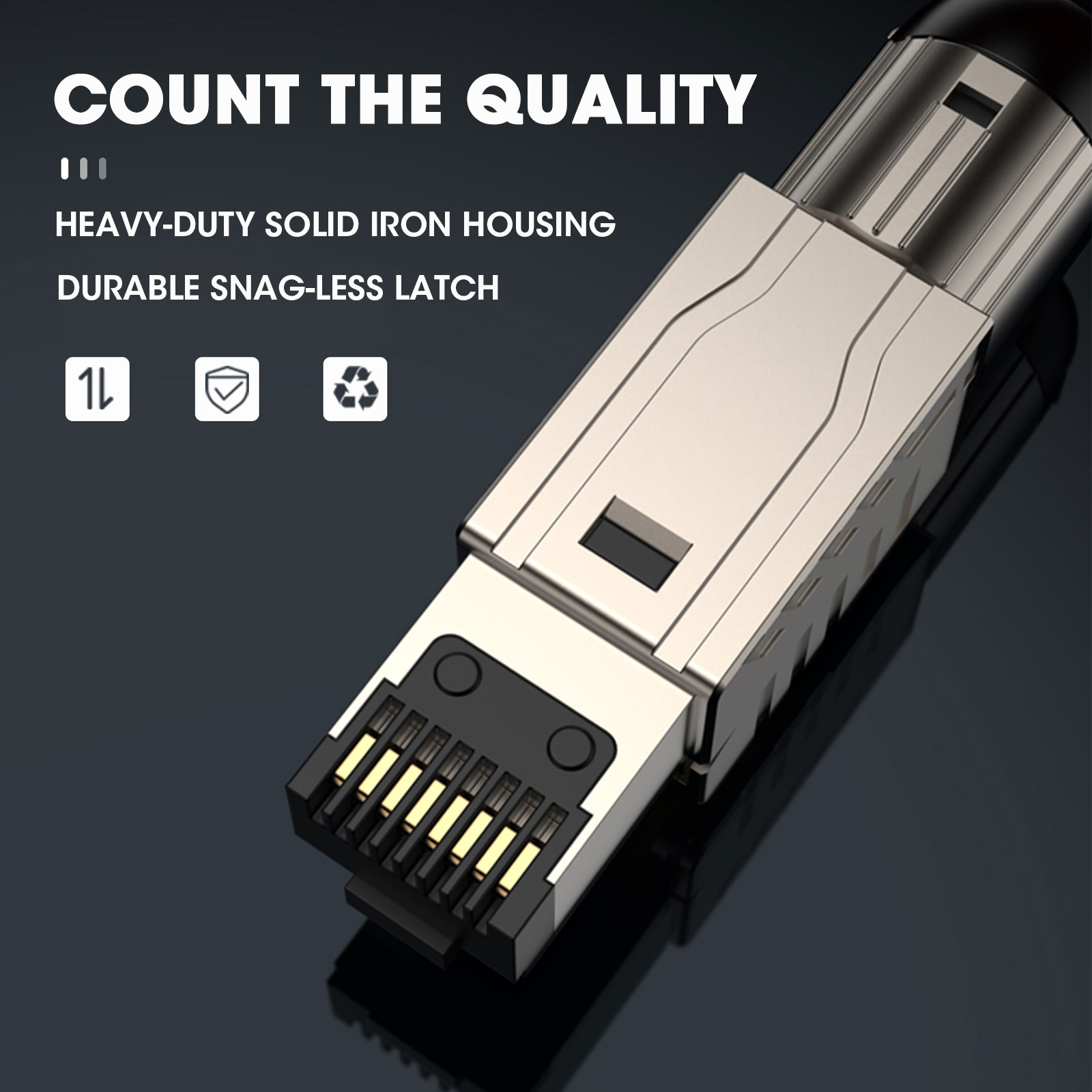 ZoeRax Paquete de 2 conectores - Rj45 Jack reseña y precio