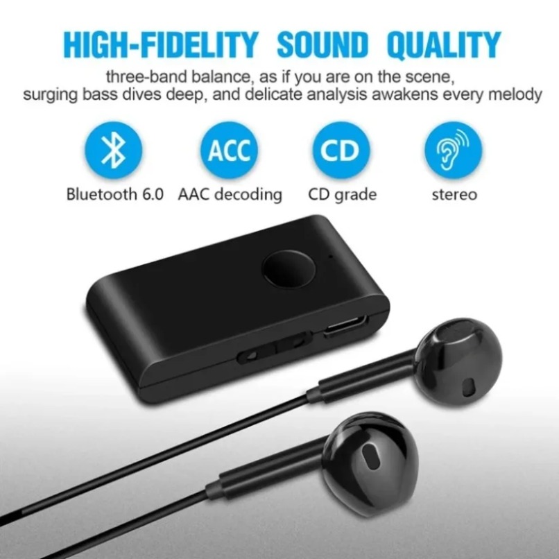 Receptor de Audio Bluetooth 5. - Headphone Amplifier reseña y precio